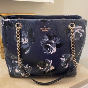 Kate Spade Briar Lane Night Rose Satchel